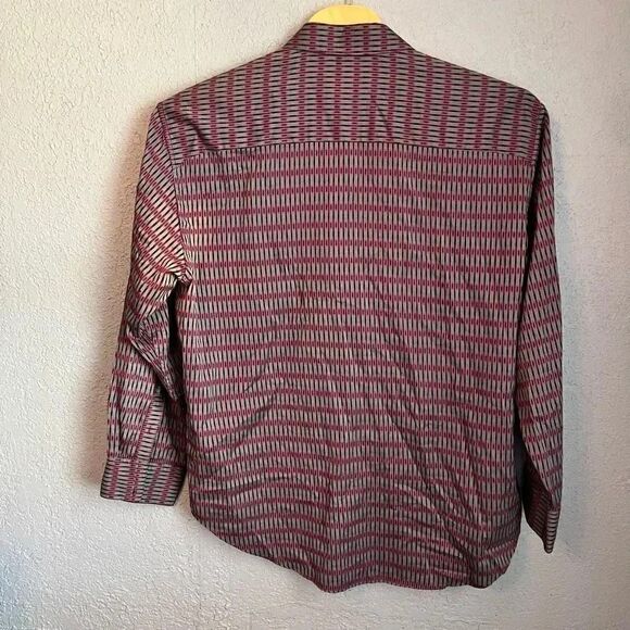 Robert Graham Long Sleeve Mens Button Down Size 3xl Green and Red - Picture 5 of 6